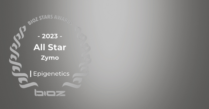ZYMO RESEARCH NAMED 2023 BIOZ STARS AWARD WINNER IN EPIGENETICS CATEGORY